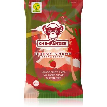 Chimpanzee Energy Chews ovocné bonbóny příchuť Strawberry 35 g