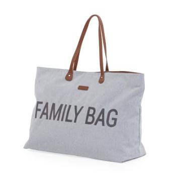 CHILDHOME Přebalovací batoh Family Bag Signature Canvas Grey