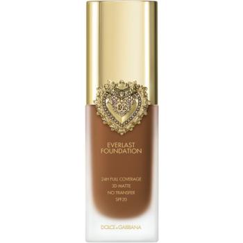 Dolce&Gabbana Flawless Everlast Foundation intenzivně krycí make-up s dlouhotrvajícím efektem SPF 20 odstín 34W DEEP 27 ml