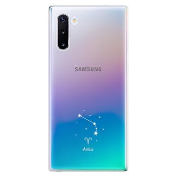 Odolné silikonové pouzdro iSaprio - čiré - Beran - Samsung Galaxy Note 10