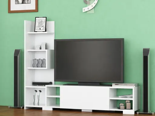 TV stěna / Sestava pod TV Pera - White