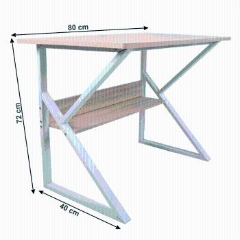 Pracovní stůl s policí TARCAL Tempo Kondela 80x40 cm