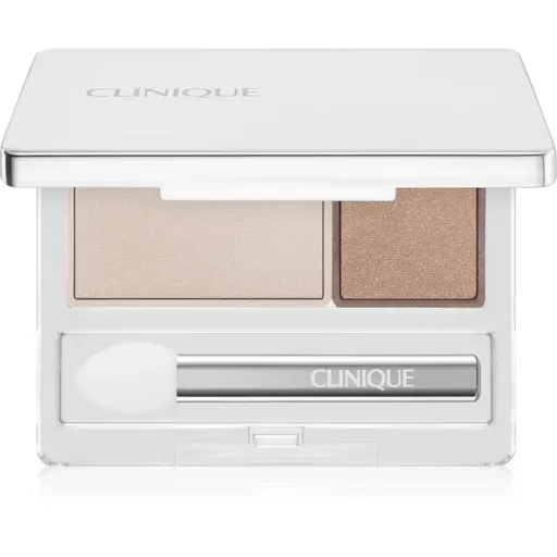 Clinique All About Shadow™ Duo duo oční stíny odstín Ivory Bisque/Bronze Satin - Shimmer 1.7 g