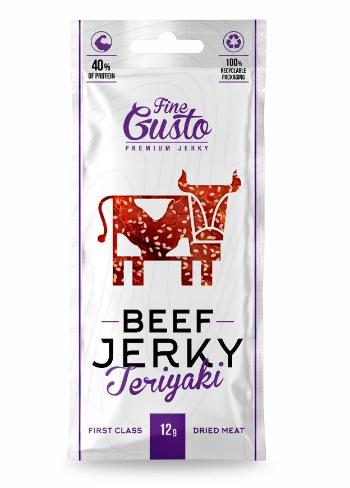 Fine Gusto Hovězí jerky teriyaki 12 g