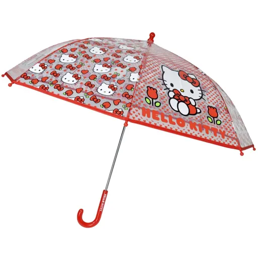 Hello Kitty automatický deštník 48 cm červený