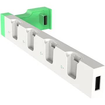 iPega 9186 Charger Dock pro N-Switch a Joy-con White/Green (PG-9186A)
