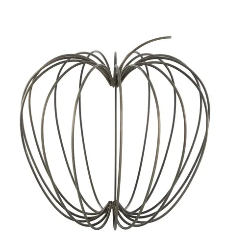 Mosazná antik dekorace dýně Fil de Fer - Ø 20*20 cm Chic Antique