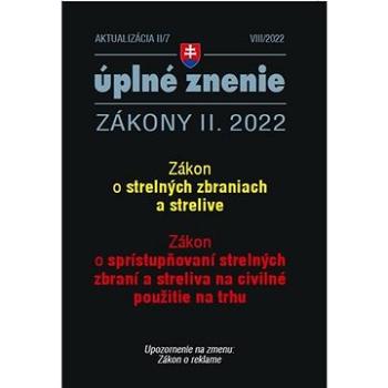 Aktualizácia II/7 2022 – Strelné zbrane a strelivo (9772730035003)