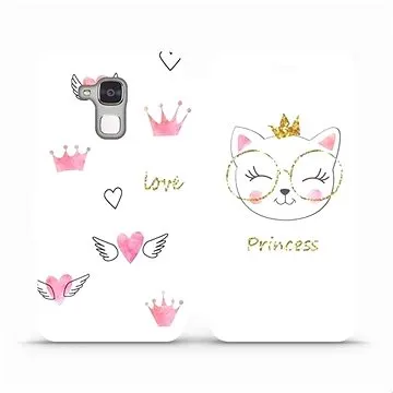 Flipové pouzdro na mobil Honor 7 Lite - MH03S Kočička princess (5903226732081)