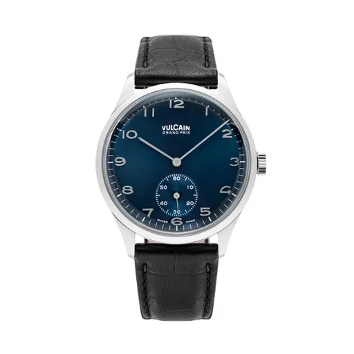 Vulcain Grand Prix - Small Second Blue - Black Alligator