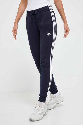 Bavlněné tepláky adidas tmavomodrá barva, s aplikací, IC9923