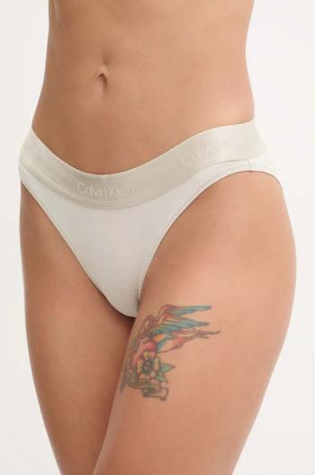 Kalhotky Calvin Klein Underwear béžová barva, 000QF7999E