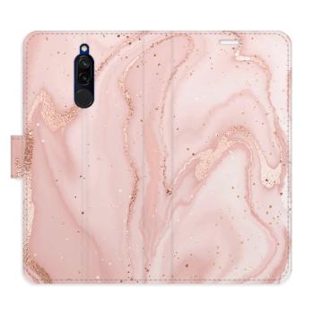 Flipové pouzdro iSaprio - RoseGold Marble - Xiaomi Redmi 8