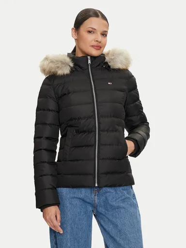 Tommy Jeans dámská černá bunda DW0DW18312 XS