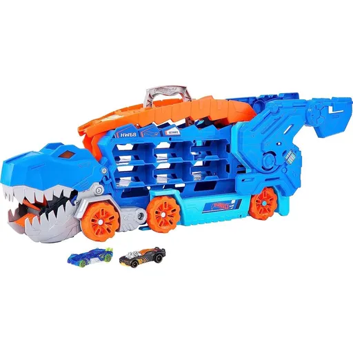 Mattel Hot Wheels City T-Rex tahač se světly a zvuky