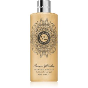 Vivian Gray Aroma Selection Grapefruit & Vetiver sprchový a koupelový gel 500 ml