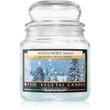 THD Vegetal White Sweet Xmas vonná svíčka 400 g