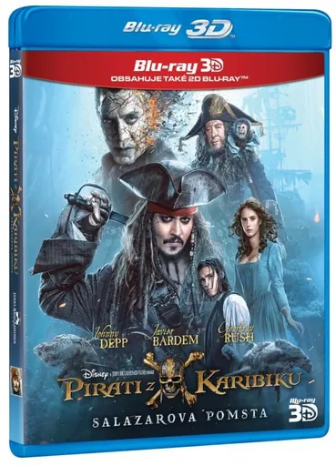 Piráti z Karibiku 5: Salazarova pomsta (2D + 3D) (2BLU-RAY)