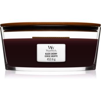 Woodwick Black Cherry vonná svíčka s dřevěným knotem (hearthwick) 453 g