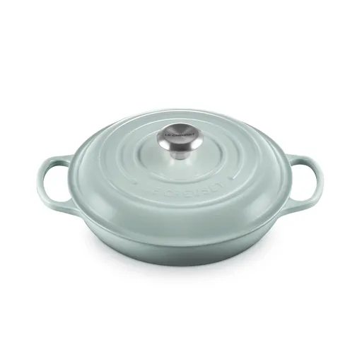 Kastrol SIGNATURE 26 cm, 2,2 l, SEA SALT, litina, Le Creuset