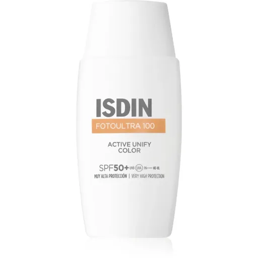 ISDIN FotoUltra 100 Active Unify Color Depigmentant SPF50+ ochranný tónovaný fluid na obličej 50 ml