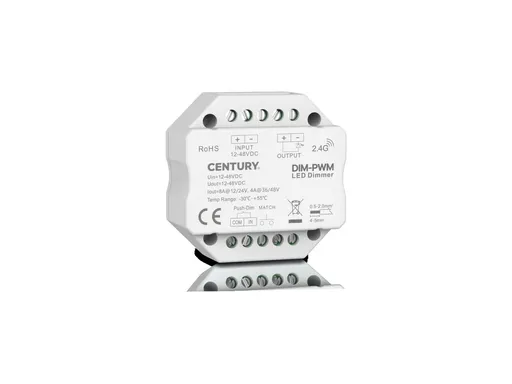 CENTURY LED stmívač 12-48V DC PUSH DIM RF 192W