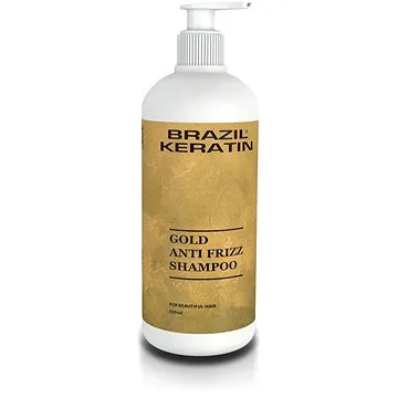 BRAZIL KERATIN Anti Frizz Gold Shampoo 550 ml (8595615711080)