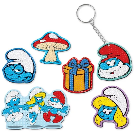 Totum Šmoulové diamantové malování Magnety