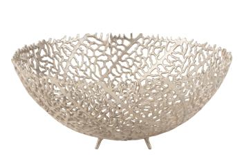 Champagne dekorační mísa na nožičkách Coral Bowl - Ø 46*19 cm 28766