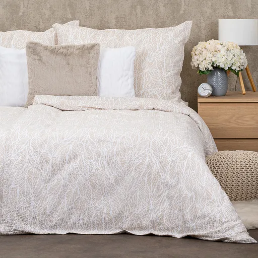 4Home Krepové povlečení Natural, 140 x 220 cm, 70 x 90 cm