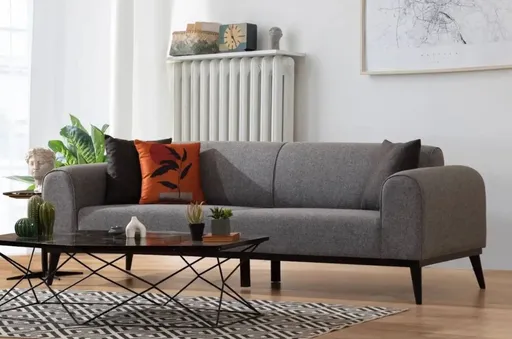 Trojmístná rozkládací pohovka Kapri 3 Seater - Light Grey