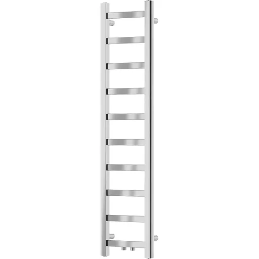MEXEN Bolt otopný žebřík/radiátor 1200 x 300 mm, 189 W, chrom W126-1200-300-00-01
