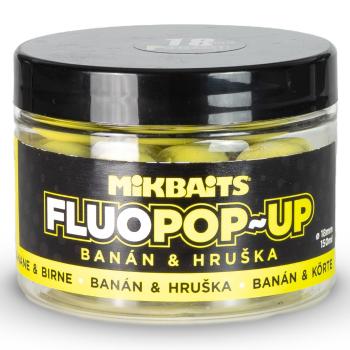 Mikbaits plovoucí boilie fluo banán hruška 150 ml - 18 mm