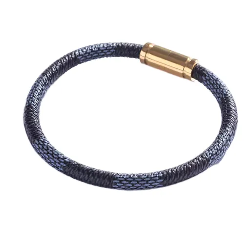 Marc Malone Stylový pánský náramek ze syntetické kůže MCGB5040