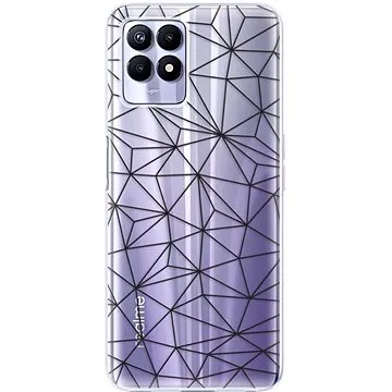 iSaprio Abstract Triangles 03 pro black pro Realme 8i (trian03b-TPU3-Rlm8i)