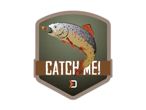 Delphin Nálepka CatchME! Pstruh,Delphin Nálepka CatchME! Pstruh