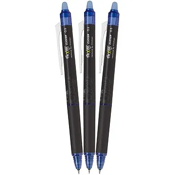 PILOT FriXion Point Clicker 05 / 0.25 mm, modré - balení 3 ks (BLRT-FRP5-L)