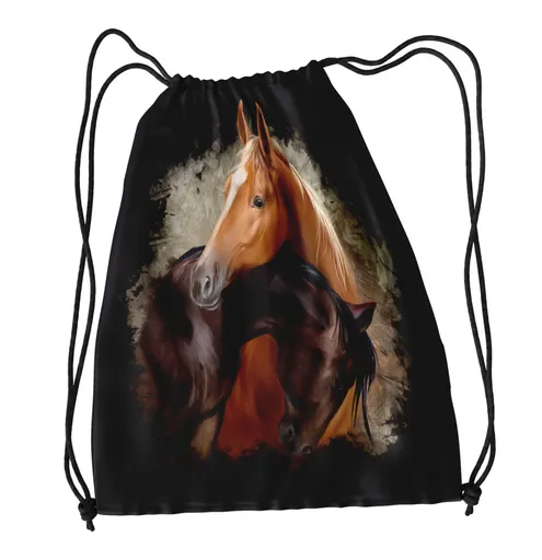 Vak na záda Dva koně
