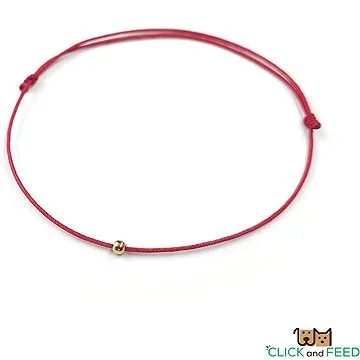 Náramek GRANULKA "Click and Feed" červený