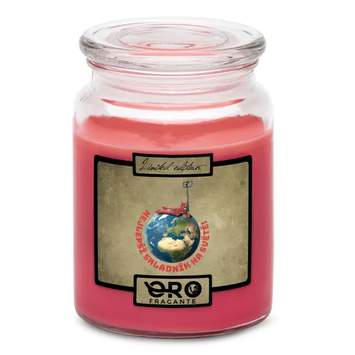 Svíčka Nejlepší skladník – paleťák (Vůně svíčky: Višně v čokoládě)