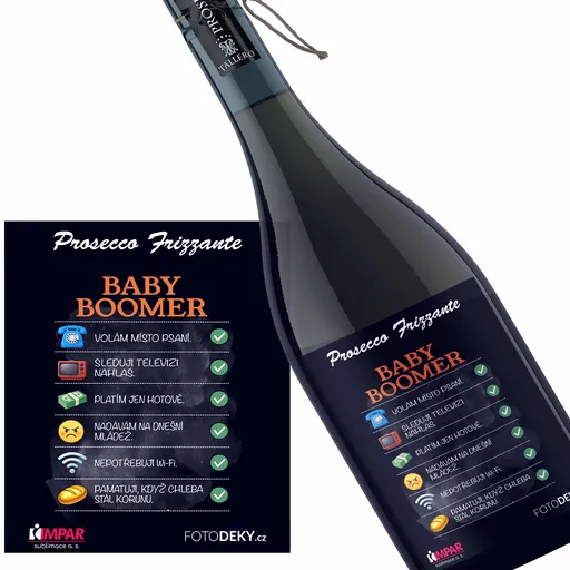 Víno Baby boomer – nastavení (Druh Vína: Prosecco)