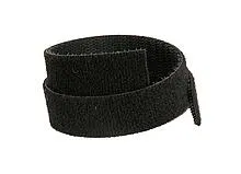 Oboustranný suchý zip Solarix,šířka 10mm,25m,černý