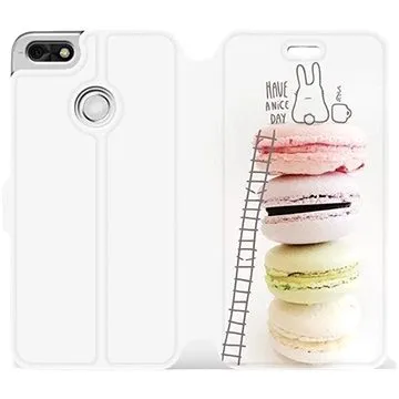 Flipové pouzdro na mobil Huawei P9 Lite mini - M090P Makronky - have a nice day (5903226059386)