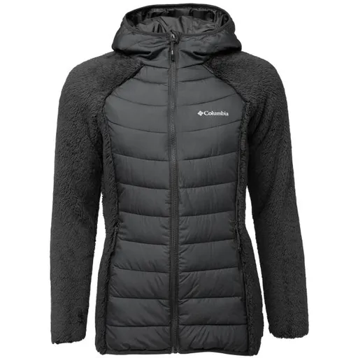 Columbia POWDER LITE II SHERPA HYBRID JACKET Dámská bunda, černá, velikost