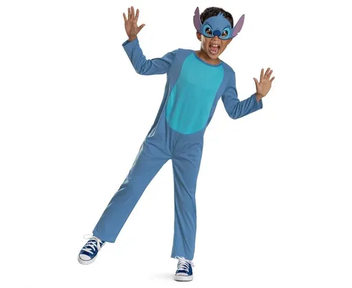 Disguise Limited Dětský kostým s maskou - Stitch Velikost - děti: M: 128 cm