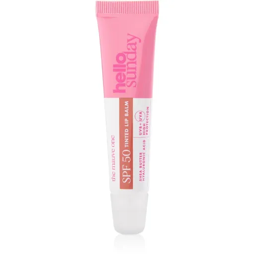 hello sunday the mauve one tinted lip balm tónovací balzám na rty SPF 50 15 ml