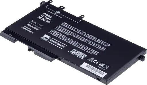 Baterie T6 Power pro Dell Latitude 5280, 5290, 5480, 5490, 5580, 5590, 4450mAh, 51Wh, 3cell, Li-pol
