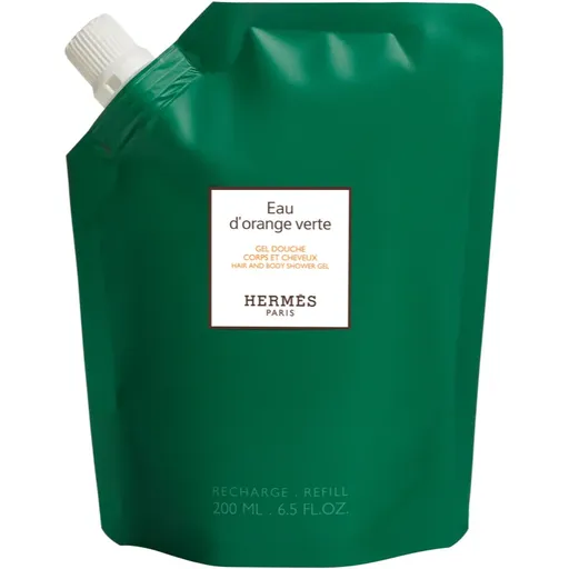 HERMÈS Le Bain Eau d'orange verte sprchový gel – náhradní náplň unisex 200 ml