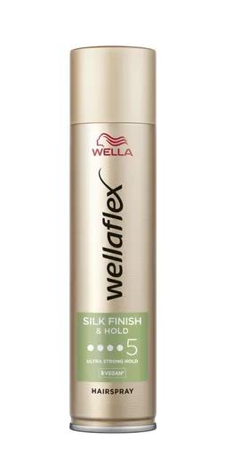Wella Wellaflex Silk Finish & Hold lak na vlasy s extra silnou fixací 250 ml