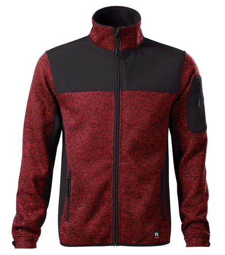 MALFINI Pánská softshellová bunda Casual - Marlboro červená | 2XL